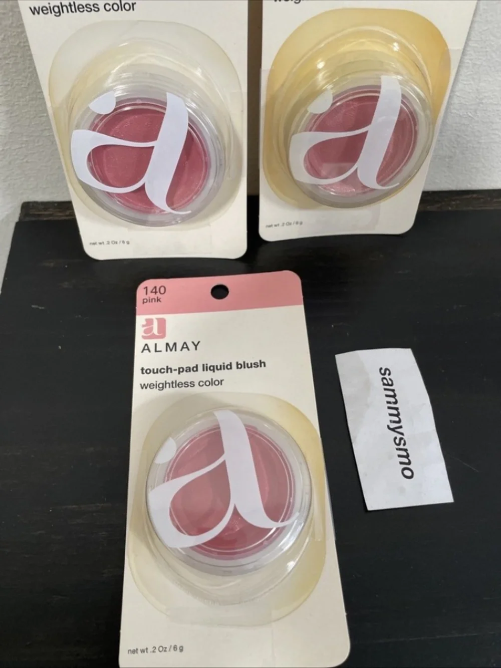 Almay Touch Pad Liquid Blush 140 Pink, x3
